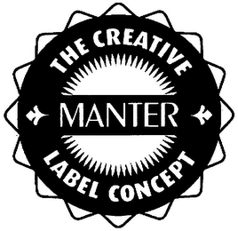 MANTER THE CREATIVE LABEL CONCEPT logo