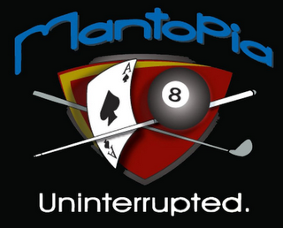 MANTOPIA. UNINTERRUPTED. logo