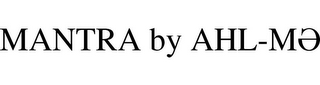 MANTRA BY AHL-M logo