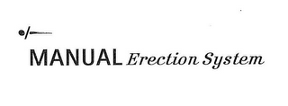 MANUAL ERECTION SYSTEM logo