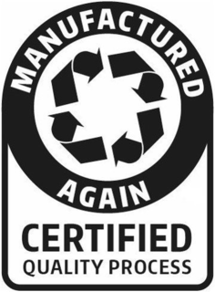 MANUFACTURED AGAIN CERTIFIED QUALITY PROCESS logo