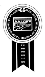 MANUFACTURED BY P.T. GUDANGGARAM CIGARETTE FACTORY - KEDIRI - logo