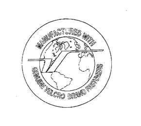 MANUFACTURED WITH GENUINE VELCRO BRAND FASTENERS logo