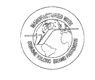 MANUFACTURED WITH GENUINE VELCRO BRAND FASTENERS V logo