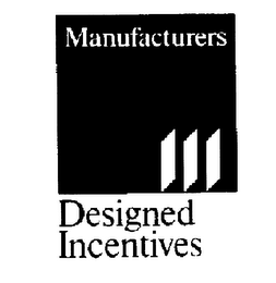 MANUFACTURERS DESIGNED INCENTIVES