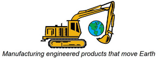 MANUFACTURING ENGINEERED PRODUCTS THAT MOVE EARTH logo