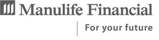 MANULIFE FINANCIAL FOR YOUR FUTURE logo