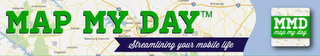 MAP MY DAY STREAMLINING YOUR MOBILE LIFE MMD MAP MY DAY logo