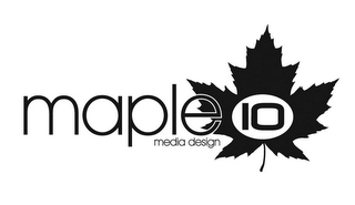MAPLE 10 MEDIA DESIGN logo