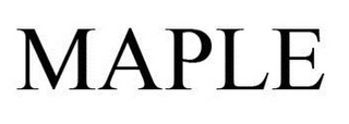 MAPLE logo