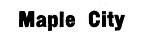 MAPLE CITY logo