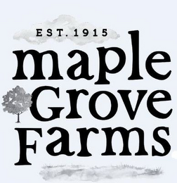 MAPLE GROVE FARMS EST. 1915 logo
