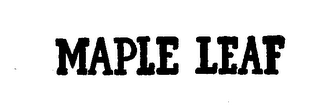 MAPLE LEAF logo