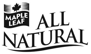 MAPLE LEAF ALL NATURAL logo