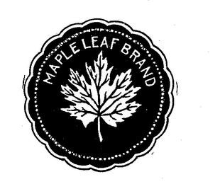 MAPLE LEAF BRAND logo