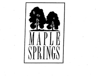 MAPLE SPRINGS logo