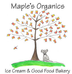 MAPLE'S ORGANICS ICE CREAM & GOOD FOOD BAKERY logo