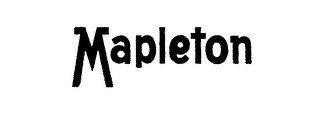 MAPLETON logo