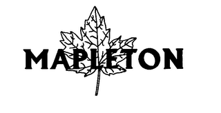 MAPLETON logo