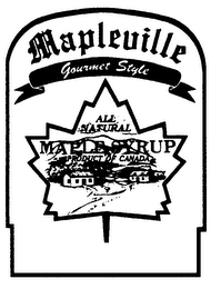 MAPLEVILLE GOURMET STYLE logo