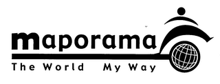 MAPORAMA THE WORLD MY WAY logo