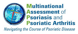 MAPP MULTINATIONAL ASSESSMENT OF PSORIASIS AND PSORIATIC ARTHRITIS NAVIGATING THE COURSE OF PSORIATIC DISEASE logo