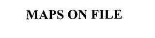 MAPS ON FILE logo