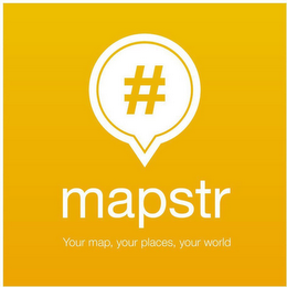 # MAPSTR YOUR MAP, YOUR PLACES, YOUR WORLD logo