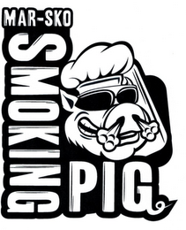 MAR-SKO SMOKING PIG logo