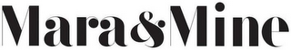 MARA & MINE logo