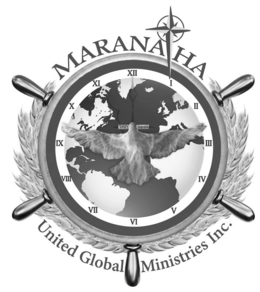 MARANATHA XII XI X IX VIII VII VI V IV III II I UNITED GLOBAL MINISTRIES INC. YESHUA AND JESUS logo