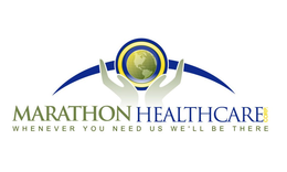 MARATHON HEALTHCARE CORP. WHENEVER YOU NEED US WE'LL BE THERE logo