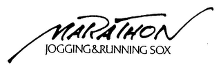 MARATHON JOGGING & RUNNING SOX logo