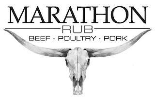 MARATHON RUB BEEF POULTRY PORK logo