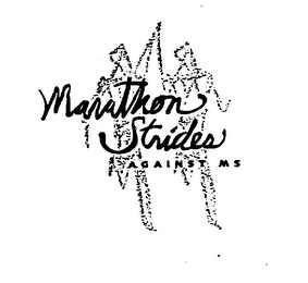 MARATHON STRIDES AGAINST MS logo