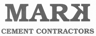 MAR(BACKWARDS K) CEMENT CONTRACTORS logo