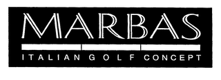 MARBAS ITALIAN GOLF CONCEPT logo