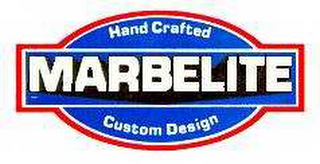 MARBELITE HAND CRAFTED CUSTOM DESIGN logo