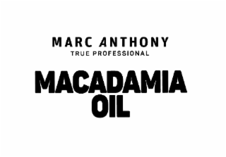MARC ANTHONY TRUE PROFESSIONAL MACADAMIA OIL logo