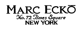 MARC ECKO NO. 72 TIMES SQUARE NEW YORK logo