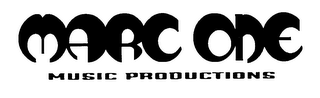 MARC ONE MUSIC PRODUCTIONS logo