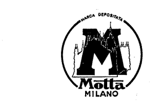 MARCA DEPOSITATA M MOTTA MILANO logo