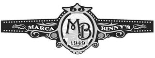 MARCA MB BINNY'S 1949 logo