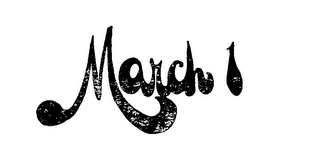 MARCH 1 logo