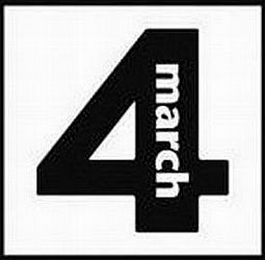 MARCH 4 logo
