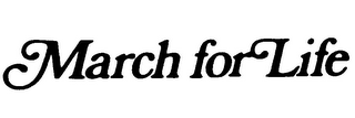 MARCH FOR LIFE logo