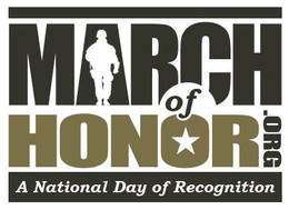 MARCH OF HONOR.ORG A NATIONAL DAY OF RECOGNITION logo