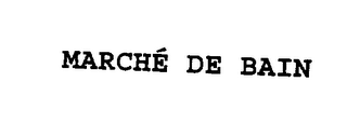 MARCHE DE BAIN logo
