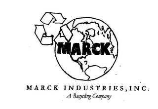MARCK INDUSTRIES, INC.  A RECYCLING COMPANY logo