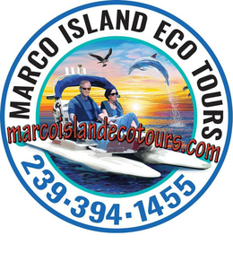 MARCO ISLAND ECO TOURS MARCOISLANDECOTOURS.COM 239-394-1455 logo